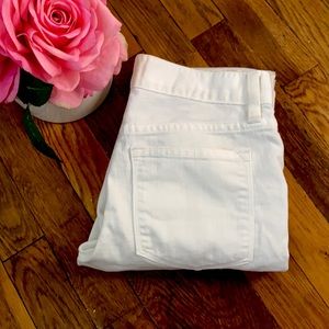 J. Crew Midrise Toothpick Pants White Size 24